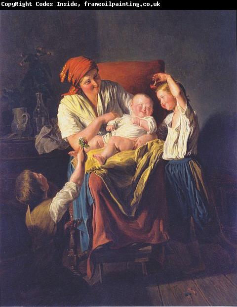 Ferdinand Georg Waldmuller Mothers joy